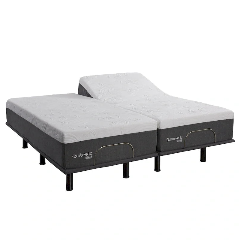 Ensemble matelas NRGel de 12 pouces et lit réglable