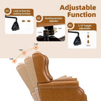 Fauteuil de Bureau de Direction Classique, Fauteuil de Patron à Dossier Haut et Oreilles