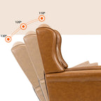 Fauteuil de Bureau de Direction Classique, Fauteuil de Patron à Dossier Haut et Oreilles
