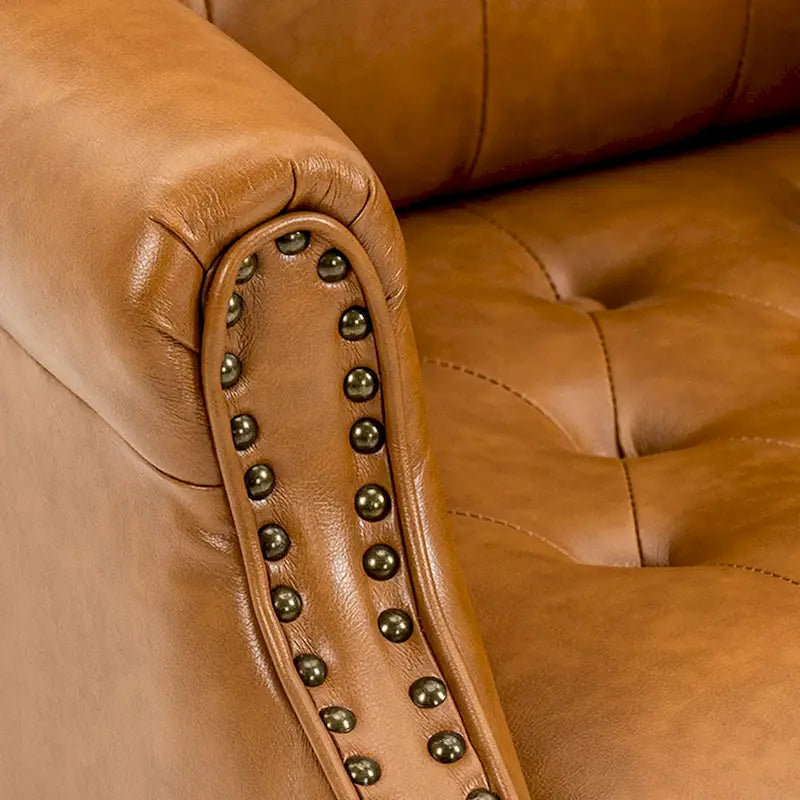 Fauteuil de Bureau de Direction Classique, Fauteuil de Patron à Dossier Haut et Oreilles
