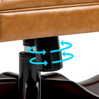 Fauteuil de Bureau de Direction Classique, Fauteuil de Patron à Dossier Haut et Oreilles