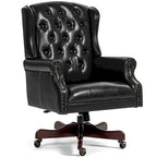 Fauteuil de Bureau de Direction Classique, Fauteuil de Patron à Dossier Haut et Oreilles