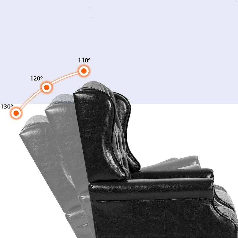 Fauteuil de Bureau de Direction Classique, Fauteuil de Patron à Dossier Haut et Oreilles