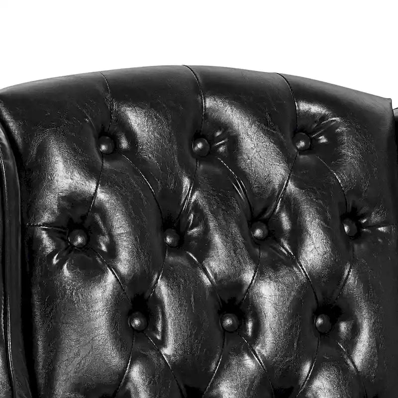 Fauteuil de Bureau de Direction Classique, Fauteuil de Patron à Dossier Haut et Oreilles