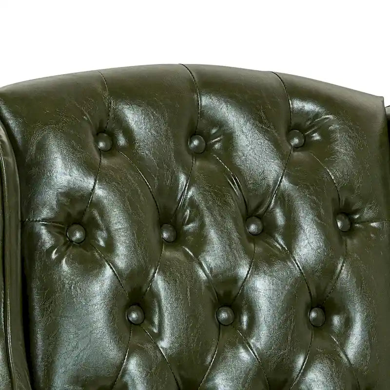 Fauteuil de Bureau de Direction Classique, Fauteuil de Patron à Dossier Haut et Oreilles