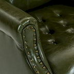 Fauteuil de Bureau de Direction Classique, Fauteuil de Patron à Dossier Haut et Oreilles