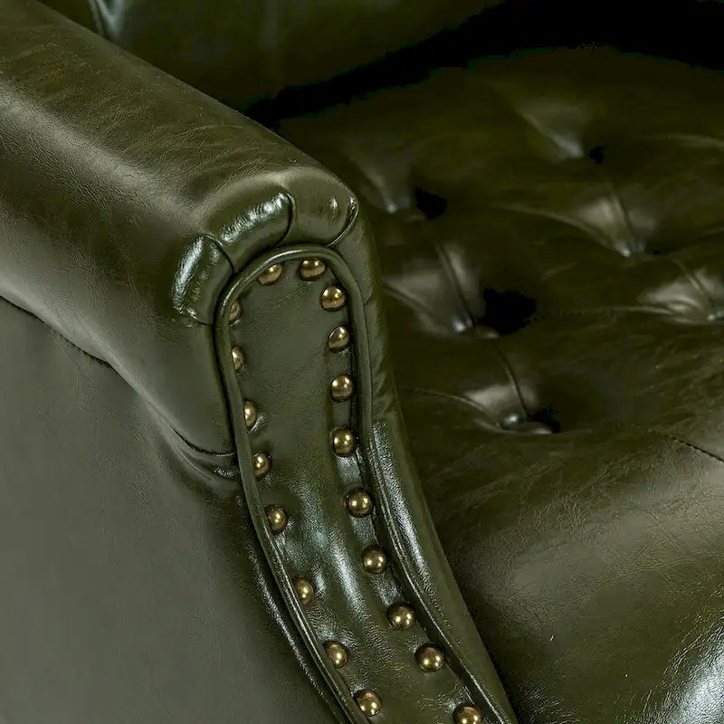 Fauteuil de Bureau de Direction Classique, Fauteuil de Patron à Dossier Haut et Oreilles
