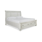Lit traîneau avec rangement Ashley Robbinsdale Antique White par Signature Design
