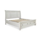 Lit traîneau avec rangement Ashley Robbinsdale Antique White par Signature Design