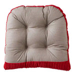 Ensembles de coussins de chaise berçante 2 pièces en velours côtelé antidérapants