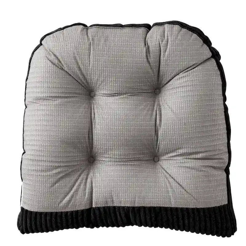 Ensembles de coussins de chaise berçante 2 pièces en velours côtelé antidérapants
