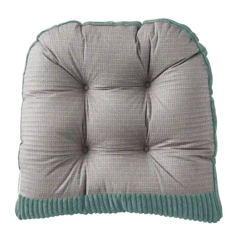 Ensembles de coussins de chaise berçante 2 pièces en velours côtelé antidérapants