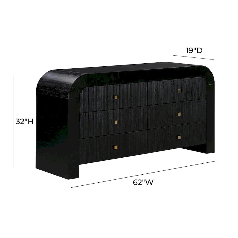 Commode à 6 tiroirs Hump