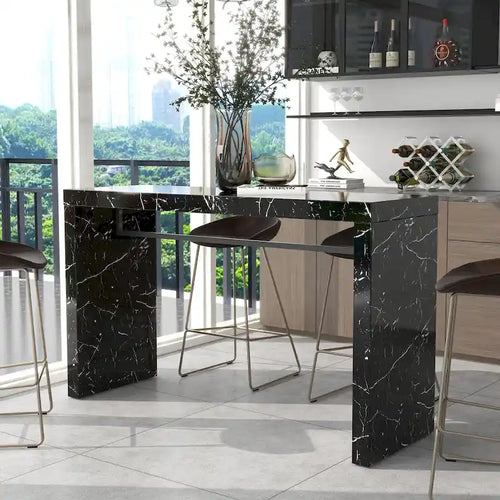 Table mange-debout 60 pouces en faux marbre