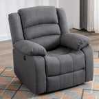 Fauteuil inclinable électrique avec accoudoirs rembourrés et port USB