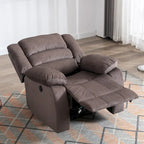 Fauteuil inclinable électrique avec accoudoirs rembourrés et port USB