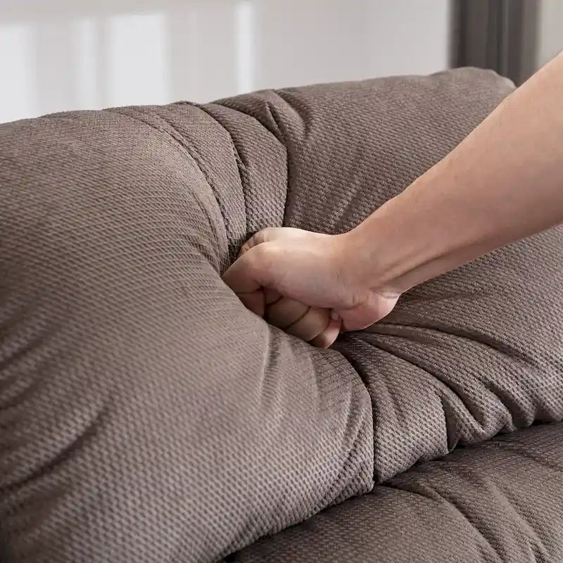 Fauteuil inclinable électrique avec accoudoirs rembourrés et port USB