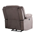 Fauteuil inclinable électrique avec accoudoirs rembourrés et port USB