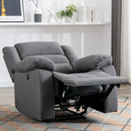 Fauteuil inclinable électrique avec accoudoirs rembourrés et port USB