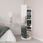 Armoire à bijoux miroir pleine longueur 360 avec portemanteau - S.O.