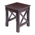 Tables gigognes 3 pièces Xola, cappuccino - 21,1 larg. x 17,3 prof. x 22,1 haut.