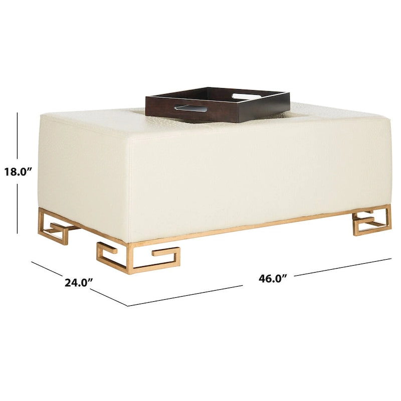 Table basse/ottomane à plateau Patrinia