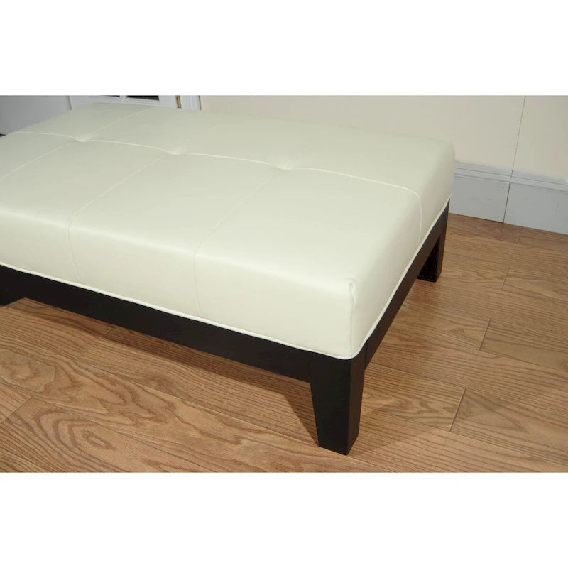 Ottoman de cocktail Kirsten en bois massif