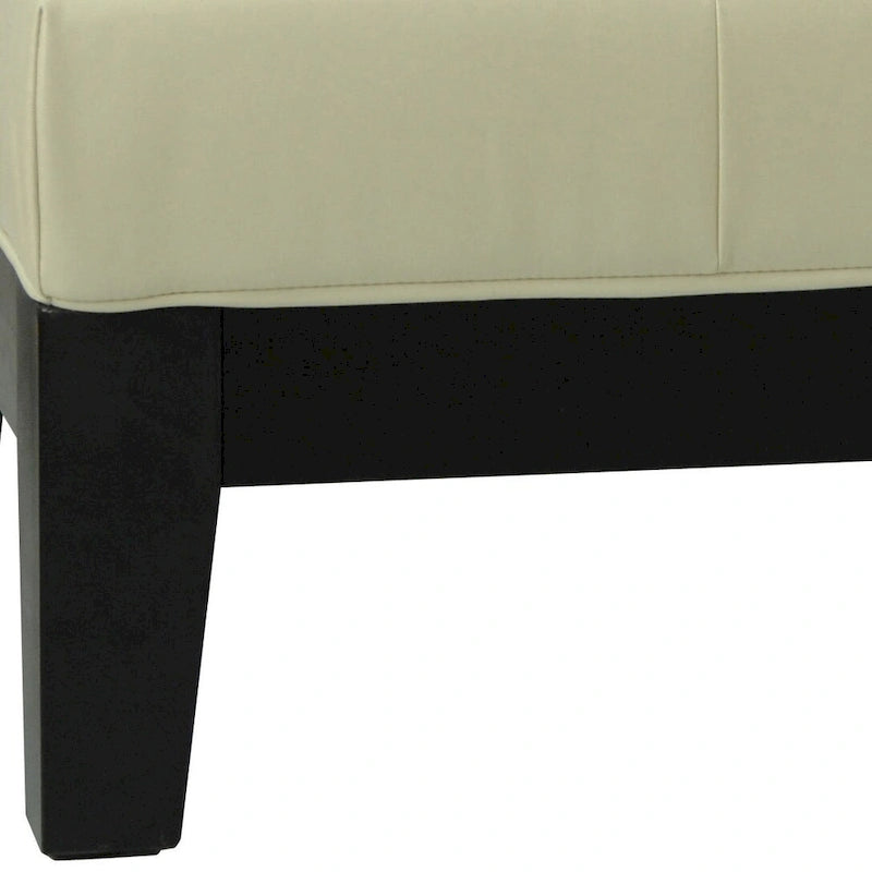 Ottoman de cocktail Kirsten en bois massif