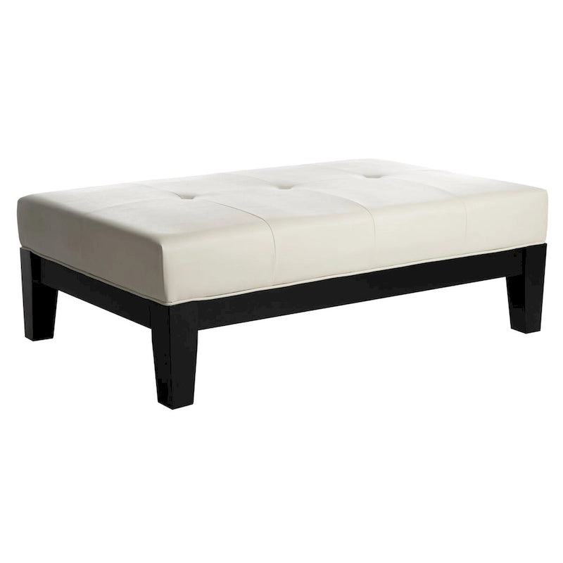 Ottoman de cocktail Kirsten en bois massif