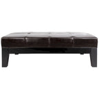 Ottoman de cocktail Kirsten en bois massif