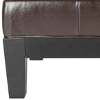 Ottoman de cocktail Kirsten en bois massif