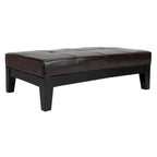 Ottoman de cocktail Kirsten en bois massif