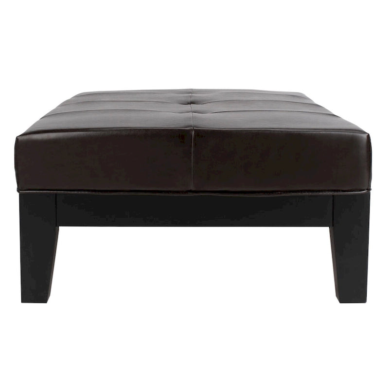 Ottoman de cocktail Kirsten en bois massif
