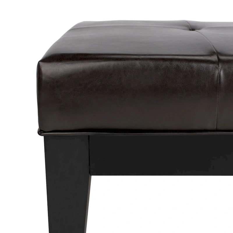 Ottoman de cocktail Kirsten en bois massif