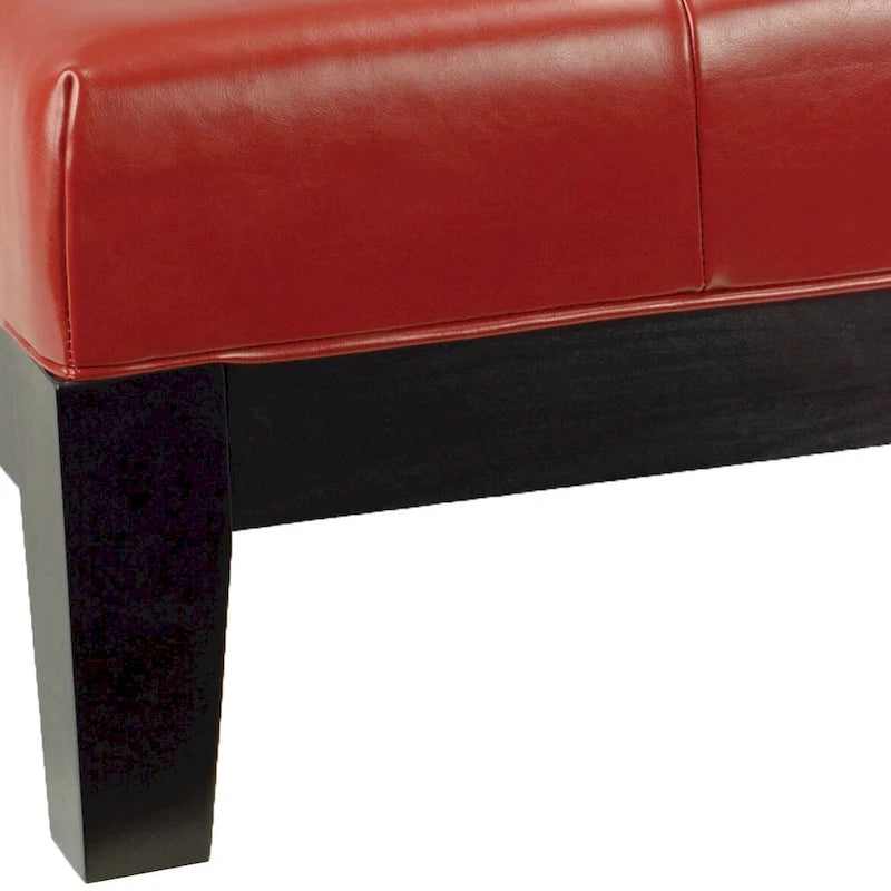 Ottoman de cocktail Kirsten en bois massif