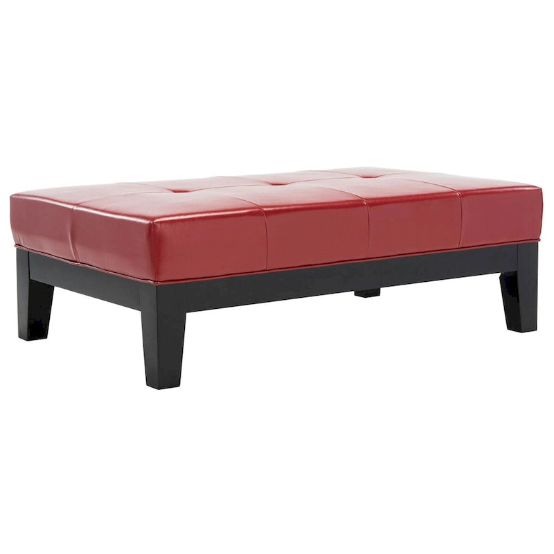 Ottoman de cocktail Kirsten en bois massif