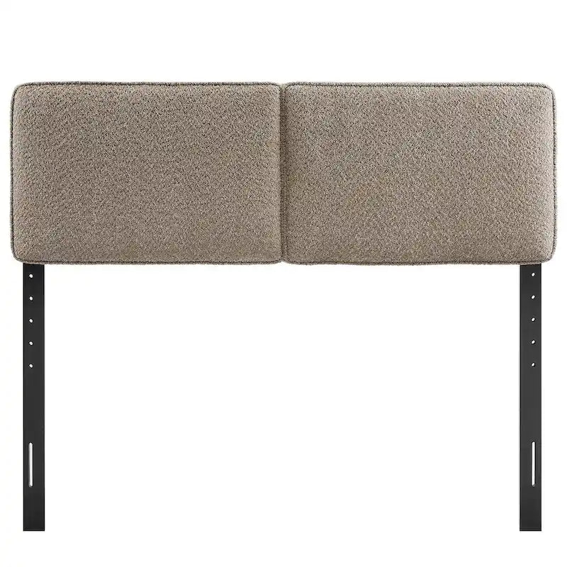 Tête de lit en tissu bouclé Lindee