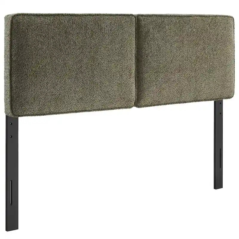 Tête de lit en tissu bouclé Lindee
