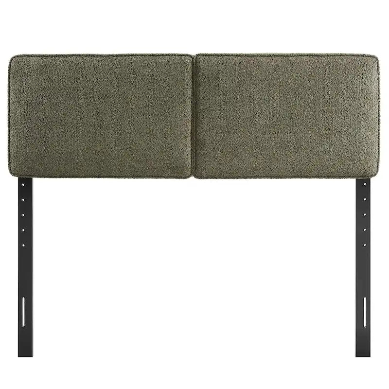 Tête de lit en tissu bouclé Lindee