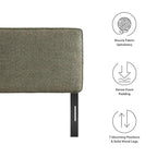 Tête de lit en tissu bouclé Lindee
