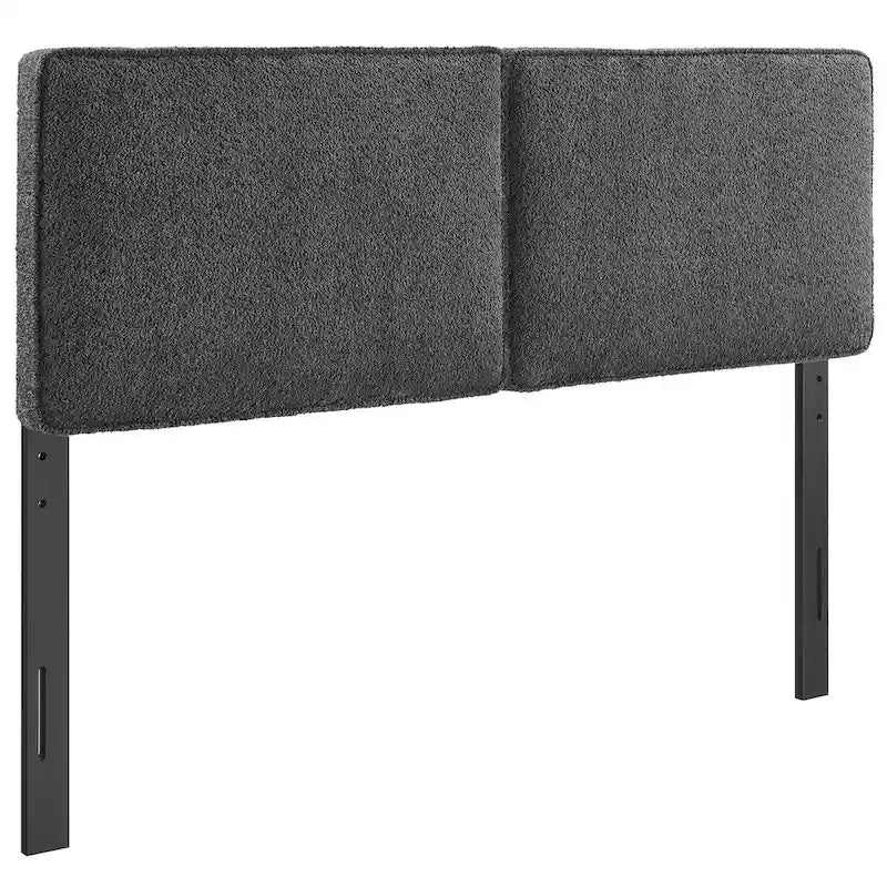 Tête de lit en tissu bouclé Lindee