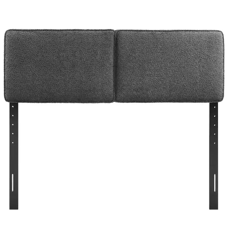 Tête de lit en tissu bouclé Lindee