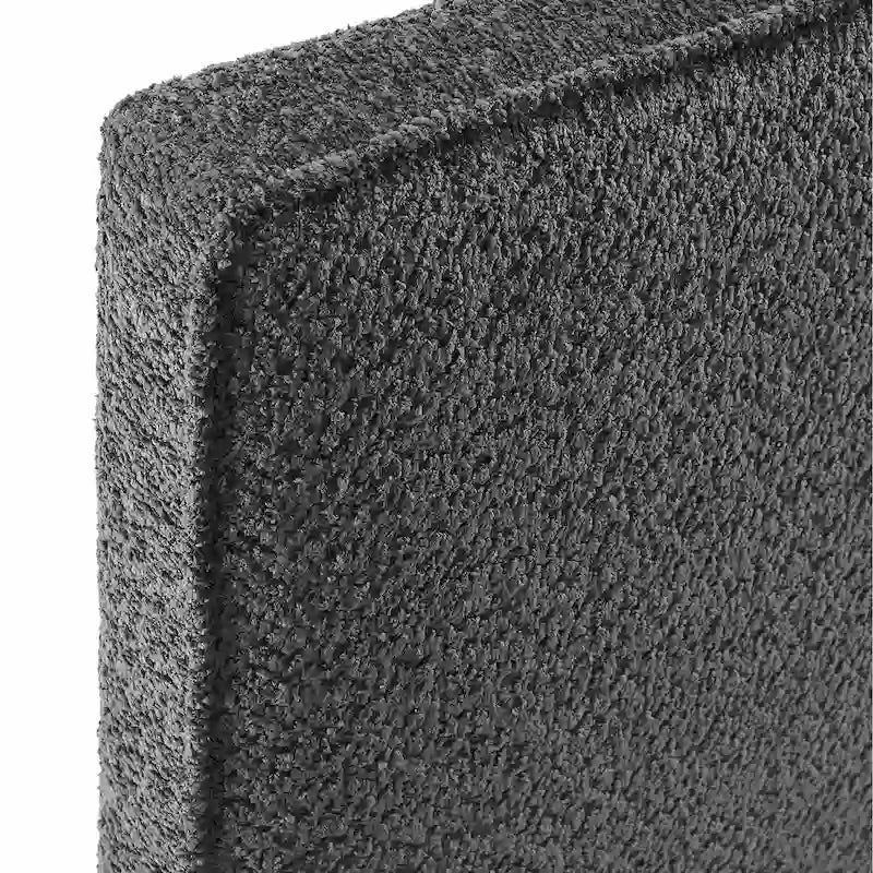 Tête de lit en tissu bouclé Lindee