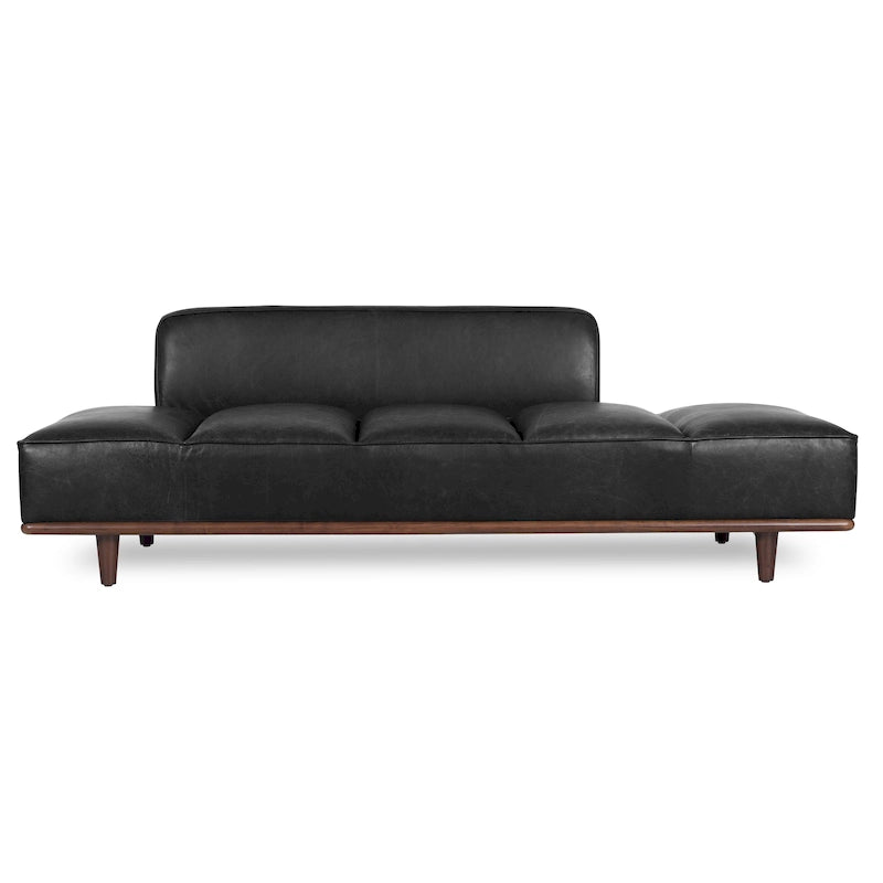 Lit de repos Jasper - Cuir véritable italien pleine fleur