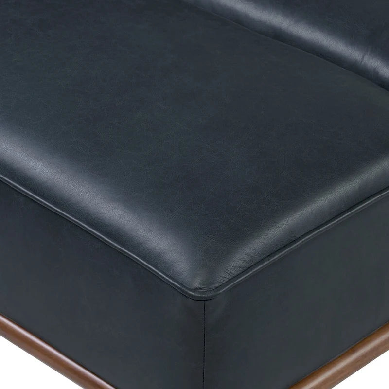 Lit de repos Jasper - Cuir véritable italien pleine fleur