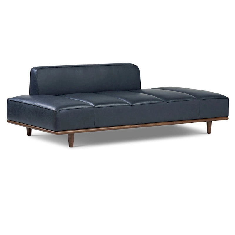 Lit de repos Jasper - Cuir véritable italien pleine fleur