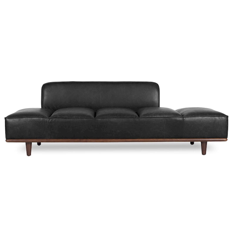 Lit de repos Jasper - Cuir véritable italien pleine fleur