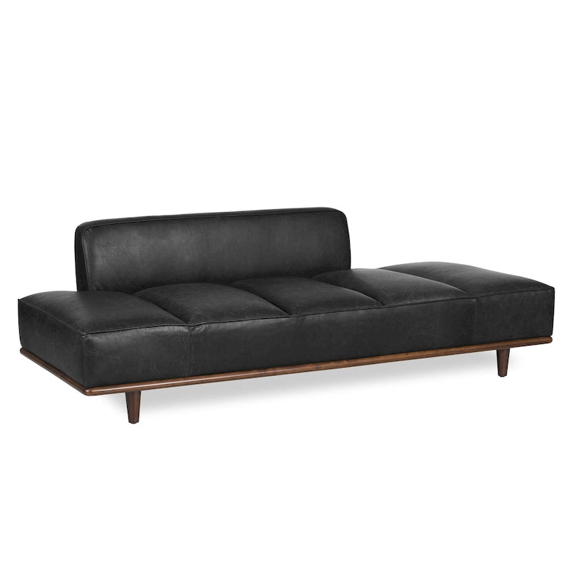 Lit de repos Jasper - Cuir véritable italien pleine fleur