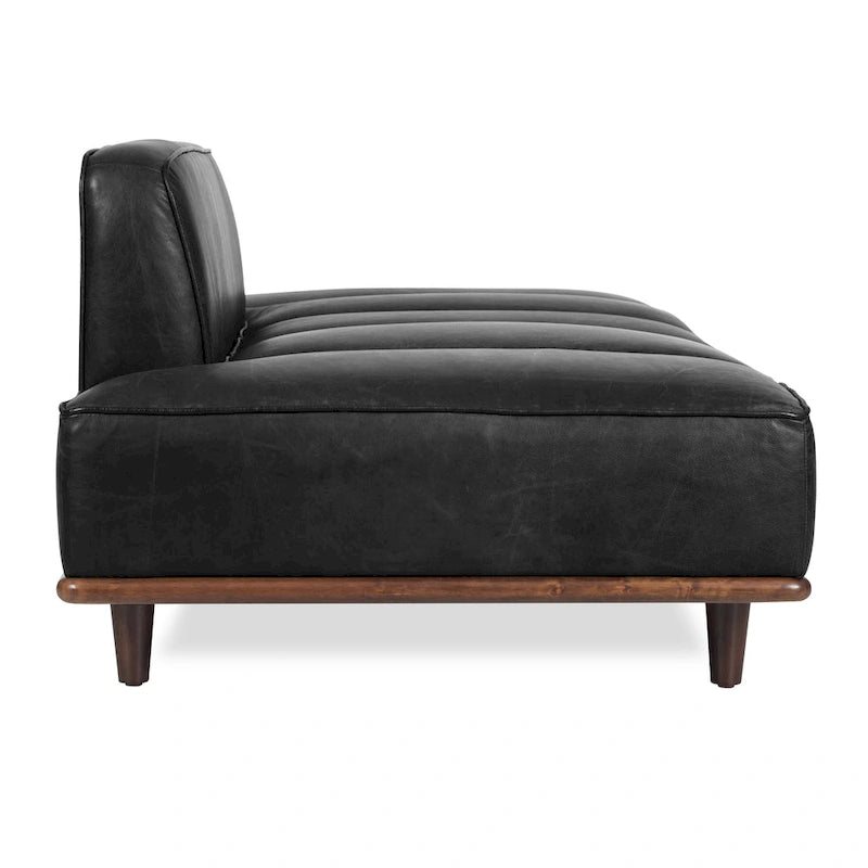 Lit de repos Jasper - Cuir véritable italien pleine fleur