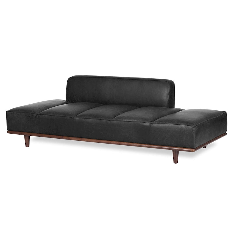 Lit de repos Jasper - Cuir véritable italien pleine fleur